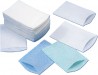 Paquet de 50 gants de toilette jetables 75g/m² - 142 x 210 mm