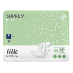 Lille Suprem Form Regular Plus - Couche anatomique - Paquet de 25