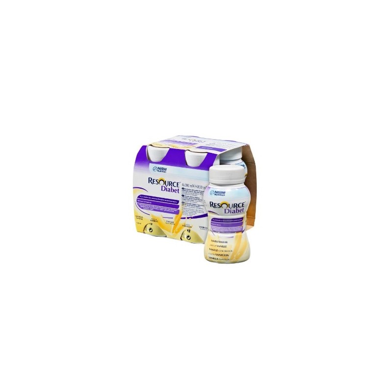 Nestlé Resource® DIABET - 4 x 200 ml - Vanille