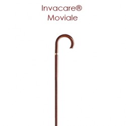 Canne Invacare® MOVIALE - 100 cm - Hêtre - Avec poignée courbe